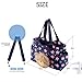 Mom Miya Large Capacity Multifunction Mummy Diaper Bag Tote Bag Mother Nappy Bag Set 3pcs Star Bear Design 2 Color (Blue)