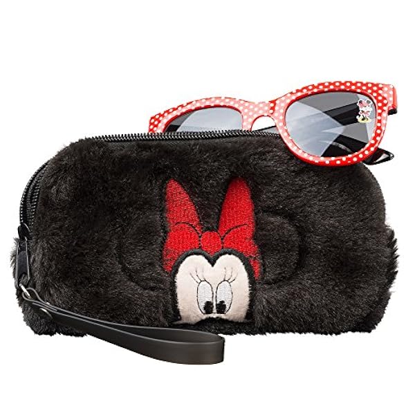 Disney ミニーマウス キッズサングラス 女の子用 幼児用サングラス 子供用メガネケース们き