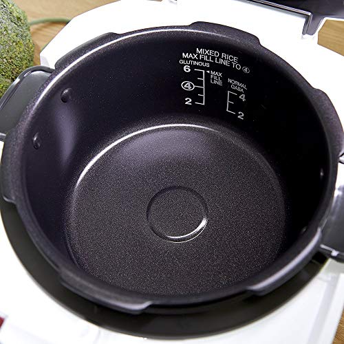 CUCKOO CRPFA0610FR 6Cup (Uncooked) Pressure Rice Cooker 11 Menu Options Quinoa, Brown