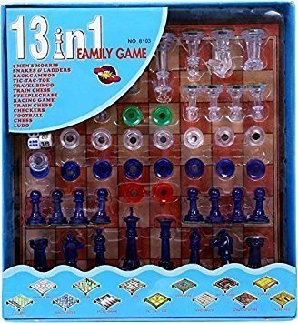 Prime Deals Chess + 13 More Games 13 in 1 with Magnatic Board