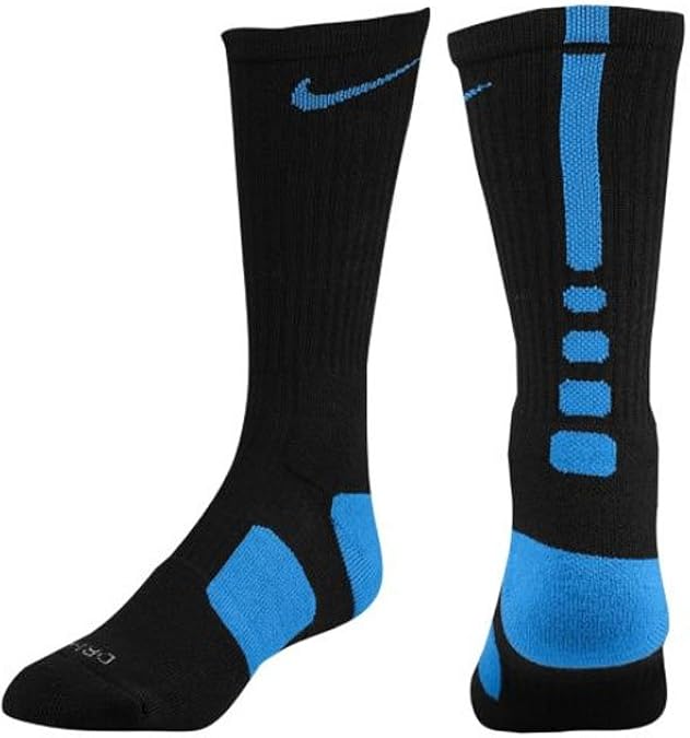black and blue nike elite socks