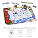 VSATEN Doodle Drawing Mat, Aqua Magic Water Mat Coloring 7 Rainbow Painting Board Toddler Toys Educational Learning Birthday Gift Travel Toy for Age 2 3 4 5 6 7 Year Old Girls Boys Kids 39.5