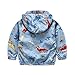 Soda Park Boys Lightweight Cartoon Windbreaker Active Jacket With Zipper