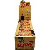 Raw Rolls Classic Rolling Paper King Size 55mm 3 Meter (9') Full Box of 12 Pack