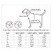 BINGPET Security Dog Shirts,Soft Cotton Puppy Tshirt,Breathable Lightweight Dog Costumes Tank Top Vest,Machine Washable Stretchy Clothes for Small Medium Large Dogs Boy Girl