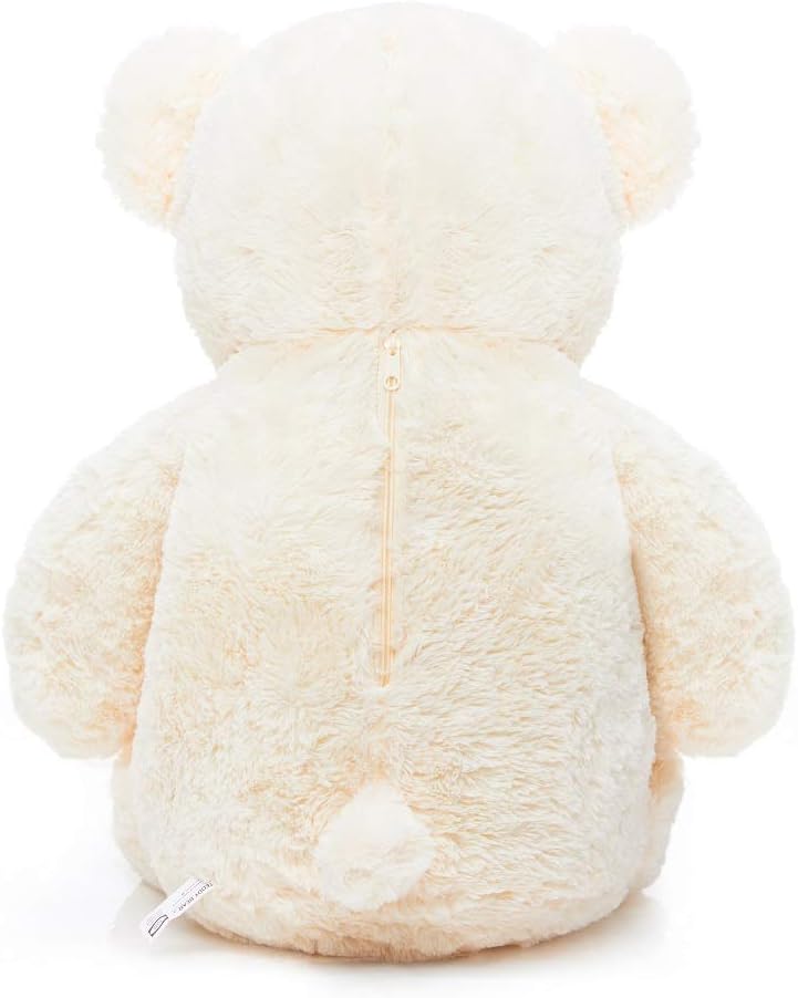 MorisMos Giant Teddy Bear Stuffed Animals Plush Toy White Teddy Bear for Girlfriend Kids: Toys & Games