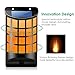 TomCare Solar Lights Waterproof Flickering Flames Wall Lights Outdoor Dark Sensor Auto On/Off Solar Powered Wall Mounted Night Lights Lattice Design Garden Pathway Door Patio Deck Yard Driveway(2)