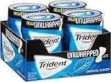 Trident Unwrapped Sugar Free Gum (Original, 50-Piece, 4-Pack)