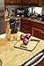 Ronco KN3005BLGEN Rocker Knife & Block Set, 20 Piece, Brown/Black