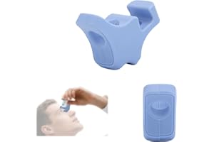 Fukaisu 2pcs Eye Drop Dispenser for Elderly, Reusable Silicone Eye Drop Assist Device Tool Bottle Holder Dropper Guide Helper