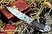 DKC Knives (24 5/18) DKC-726 Clint Damascus Folding Pocket Knife 4.5