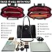 Chavon Laptop Messenger & Shoulder Bags 15.6 inch Tote Handbag Premium Top Handle Satchel Quilted Travel Bag Oversized Briefcase