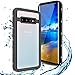 Saupsitnz Compatible with Samsung Galaxy S10+ Plus Case, Full Body Protective Waterproof Shockproof Scratchproof Cover Case with Built-in Screen Protective for Galaxy S10+ Plus 6.4 Inch (2019, Black)