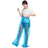 10PC Adult Disposable Rain Pants Unisex Waterproof Outdoor Activities Water Sports Camping Riding Traveling Emergency