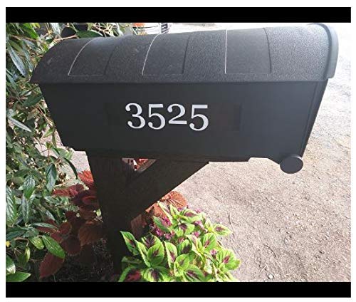 3 Custom+Reflective+Mailbox+Numbers+Decals