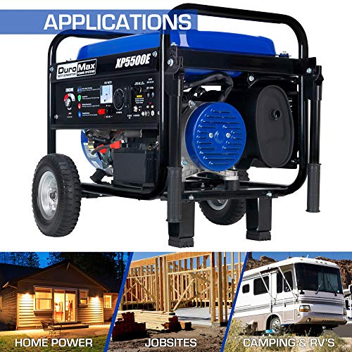DuroMax XP5500E Gas Powered Portable Generator5500 Watt Electric Start