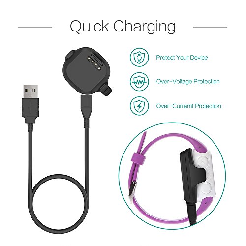 Small Size Screen] TUSITA Charger for Garmin Forerunner 10