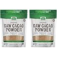 NOW Foods, Organic Raw Cacao Powder, with Polyphenols and Flavonols, Sun-Dried, Intensely Rich Flavor, 12-Ounce (Packaging May Vary) (Pack of 2)