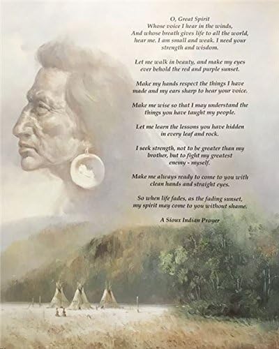 Amazon Com Unframed Print Wisdom Native American Indian A Sioux