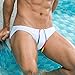 EASEJUICY Men's Swimwear Sexy Bikini Solid Swimming Briefs Low Waist Drawstring