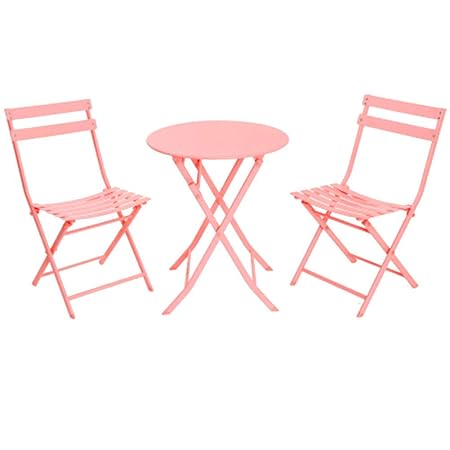 Jinpengran Tavolo Pieghevole E Sedie Da Esterno Balcone