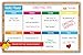 2018 Magnetic Weekly Planner, Flexible Dry Erase Board, Track Family Chores, Behaviour Chart, Multiple Kids, Keeps You Organised, Meal Planner, Bright Colors, Bonus Family Organiser Printables