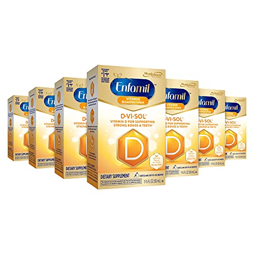 Enfamil DViSol Vitamin D Supplement Drops 50 ML (Pack Of 7) on