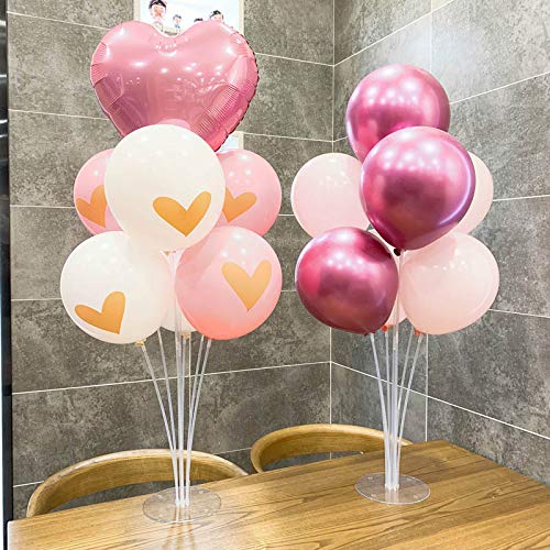 7 Tubes Birthday Wedding Party Balloon Stand Holder Column Confetti Baby Shower Kids Children Decoration - Thumbnail 4