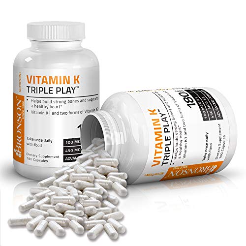 Vitamin K Triple Play (Vitamin K2 MK7 / Vitamin K2 MK4 / Vitamin K1
