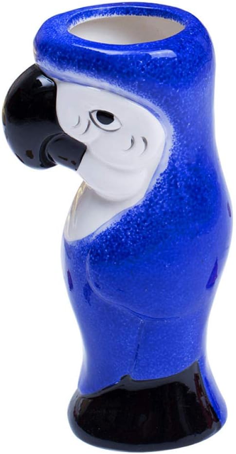 Niiouyt Tiki Mug Tiki Mugs Parrot-Shaped Cocktail Glass Ceramic Cup Tiki Cup