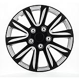 Pilot WH546-15B-BS Universal Fit Premier Toyota Camry Style Black 15 Inch Wheel Covers - Set of 4