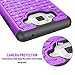 Samsung Galaxy On5 Case, On 5 Case, On5 Case, TILL Studded Rhinestone Crystal Bling Shock Absorbing Hybrid Defender Rugged Slim Case Cover For Samsung Galaxy On5 G550 [Purple]
