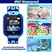 SZBXD Kids Waterproof Smart Watch, LBS/GPS Tracker Touchscreen SOS Anti-Lost Camera Alarm Clock Voice Chat Games Smartwatch Phone Birthday Gifts for Children Girls Boys(Blue)