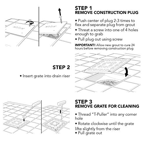 Ebbe E4815 Frames Brushed Stainless Unique Series Grate - Thumbnail 6