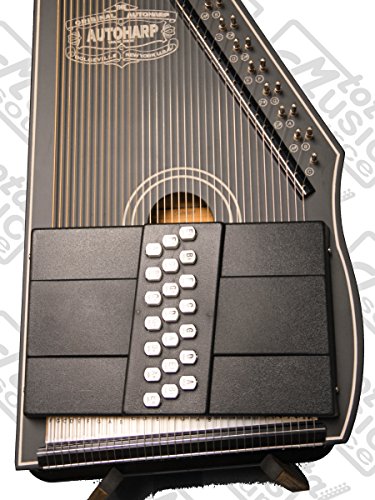 Oscar Schmidt 1930's Reissue Original Design Autoharp, 21 Chord, Black, OS73C - Thumbnail 3