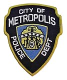 Superman City of Metropolis Police Department Logo PATCH