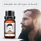 100% Natural Organic Hair Growth Essence Moustache Brow Beard Oil Neu 2018 10ml