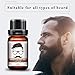 100% Natural Organic Hair Growth Essence Moustache Brow Beard Oil Neu 2018 10ml