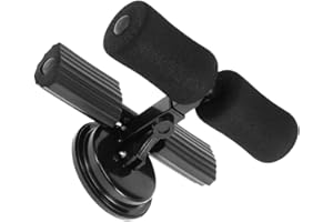 Beaupretty Adjustable Sit-Up Assist Bar with Suction Cup Base, Portable Abdominal Curl Assist Device for Home