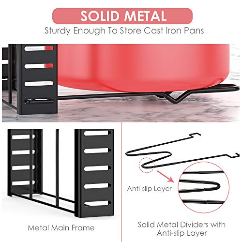 4 Organizer+Cabinet+Adjustable+Methods+Anti+slip