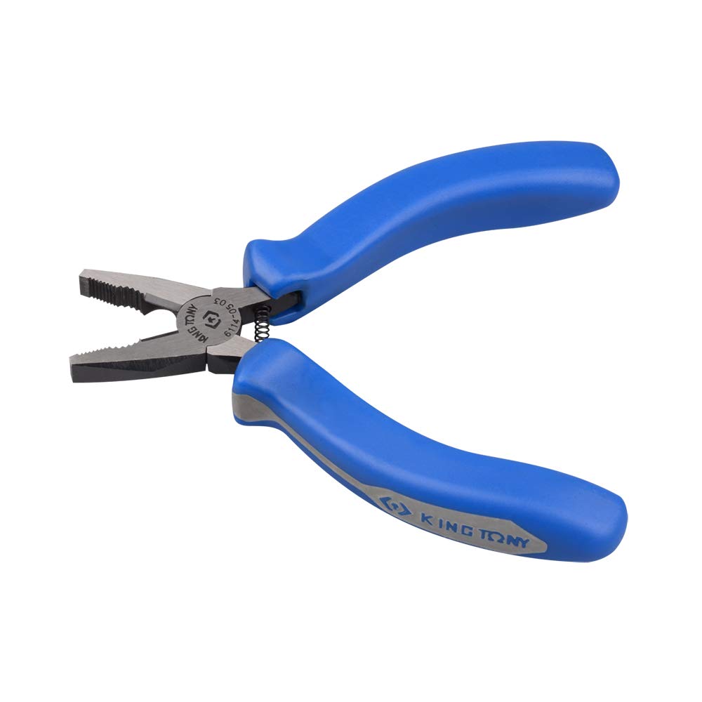 KING TONY 6116-08A Miniature Lineman's Pliers, 200 mm Length, Pack of 10