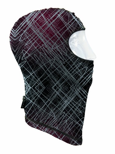 Seirus Innovation Dynamax Balaclava,Red/Black,Small/Medium