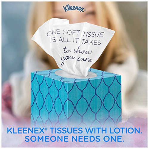 Kleenex Facial Tissues with Lotion, 120 ct, 4 Pack Pricepulse