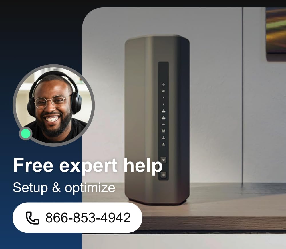 NETGEAR 4-Stream WiFi 6 Router (R6700AX) – Security Features, AX1800 Wireless Speed (Up to 1.8 Gbps), Covers up to 1,500 sq. ft., 20 Devices – Free Expert Help