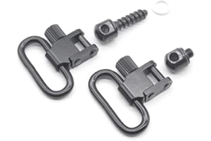 TRIROCK Quick Detach 1.0'' Fore End Band Style Rifle Gun Sling Swivels Mounting Kit Fits Most Lever Action Rifles and MOSSBER