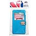 Asmyna Embossed Book-Style My Jacket Wallet for LG MS323 Optimus L70 - Retail Packaging - Blue