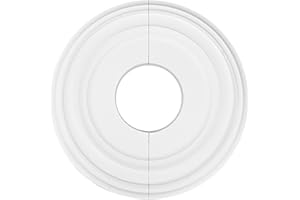 PU Ceiling Medallion 12 Inch Round Design for Enhancing Home Lighting Features