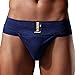 Willmax Jockstrap Gym Cotton Supporter Navy Blue Large with Cup Pocket Athletic Fit Fashionable Straps Brief Multi Sport Underwear Gym, Fitness & Outdoor Inner Wear Soft Underpants