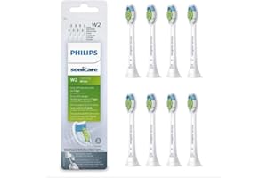 Philips Sonicare Optimal Whitening White BrushSync Heads (Compatible with All Philips Sonicare Handles), 8 Count (Pack of 1)