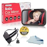Baby Back Seat Mirror: View Infant in Rear Facing Car Seats. Backseat Mirrors